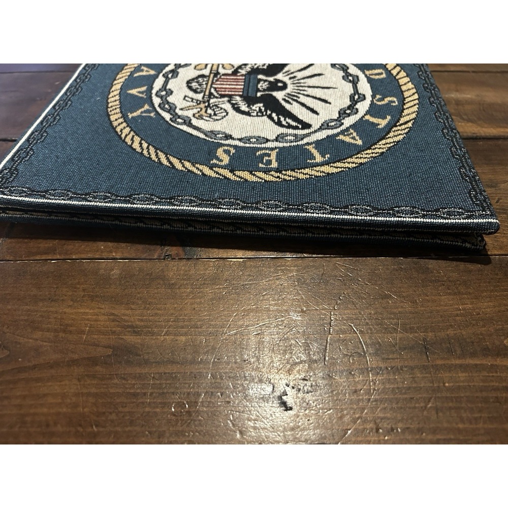 United States Navy Photo Album Scrapbook Embroidered Cover 13"x13" - Picture 5 of 10